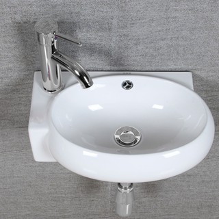 Lavabo sứ treo tường mini cao cấp