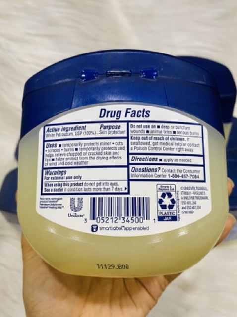 {Date 2023}-Sáp Dưỡng Ẩm Vaseline 100% Pure Petroleum Jelly Orriginal 368g của Mỹ