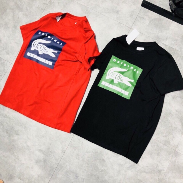 T-shirt Lacoste full tem tag codu