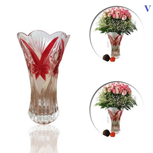 Lọ cắm hoa 25cm, 30cm màu - LH 25cm (giao mẫu ngãu nhiên)