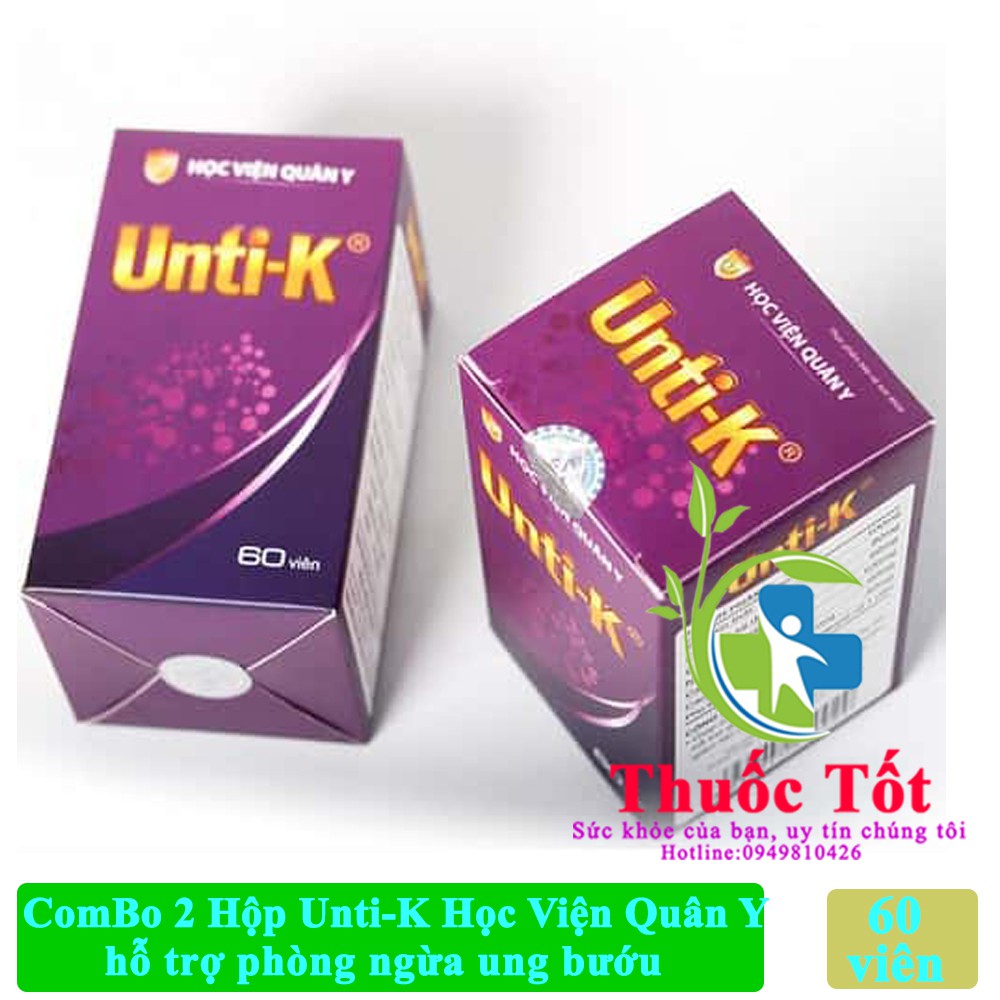 Combo 2 Hộp Unti K Học viện Quân Y💊 FREESHIP ️💊 Hỗ Trợ Bệnh Nhân Ung Thư