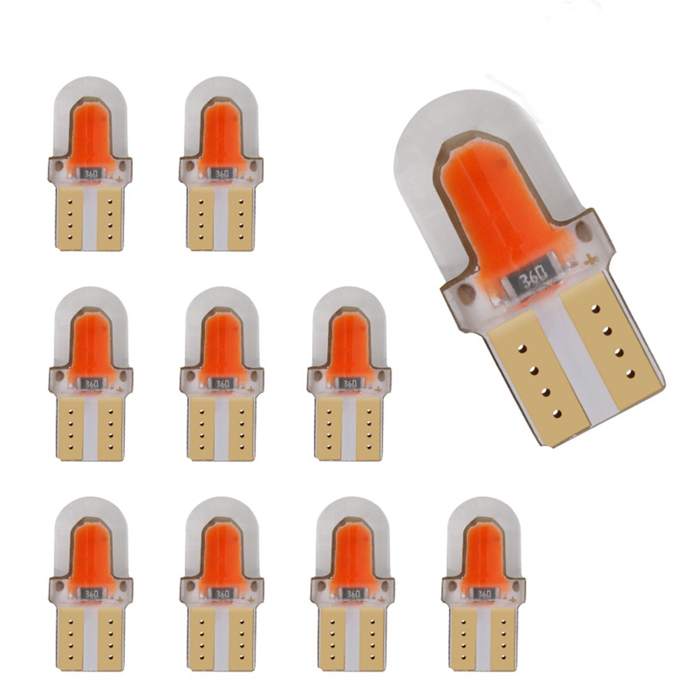 1X Silica Gel LED W5W T10 194 168 W5W COB Bóng đèn LED đỗ xe Nêm đèn chiếu sáng cấp phép