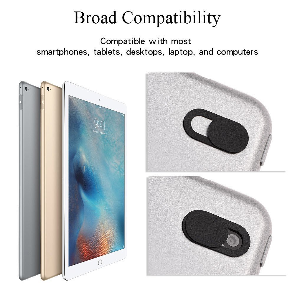 Miếng Dán Bảo Vệ Ống Kính Máy Ảnh Bằng Kim Loại Thông Dụng Cho PC / Laptop / Điện Thoại