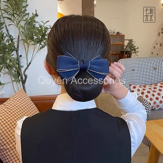 Kẹp tóc nơ gấm