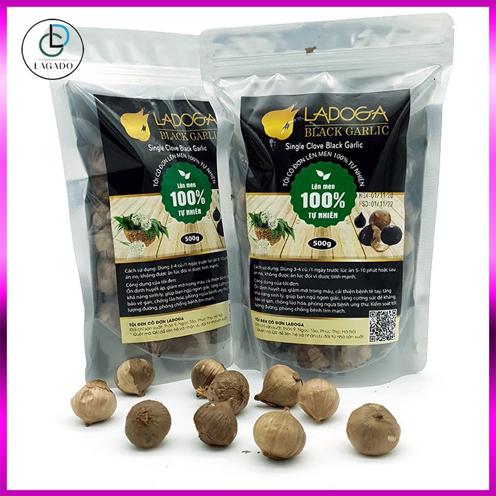 500 gam Tỏi đen cô đơn LADOGA lên men tự nhiên | BigBuy360 - bigbuy360.vn