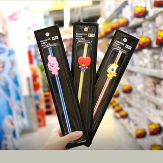 [Official] Ống Hút BT21 - BTS Authentic Goods Character Straw