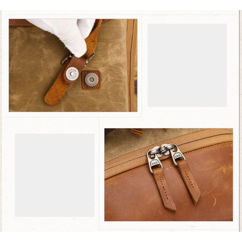 Balo máy ảnh Canvas Full photo K805 có ngăn laptop riêng