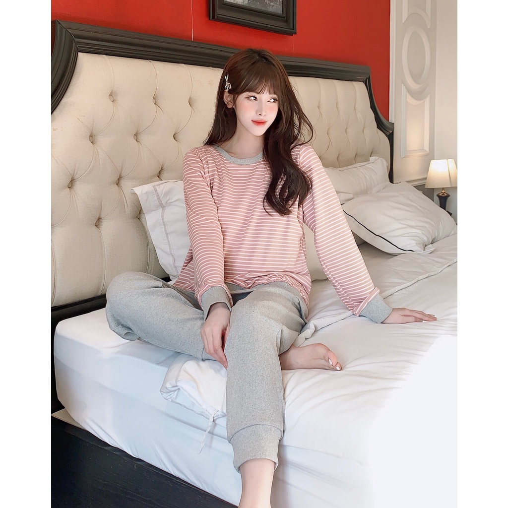 Bộ bầu và sau sinh MÙA ĐÔNG chất da cá ấm áp 𝐁𝐃𝟔𝟏