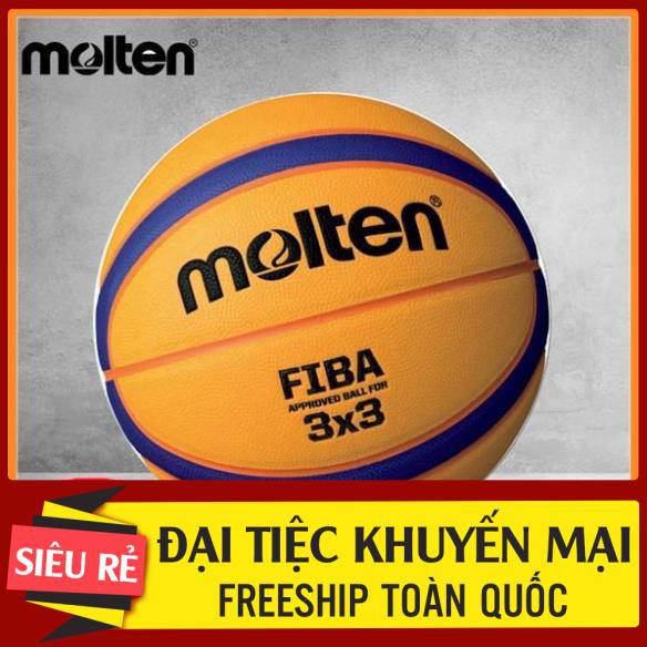 KINGSPORT247 Quả bóng rổ MOLTEN 3X3 B33T5000 chính hãng - Bảo hành 30 ngày