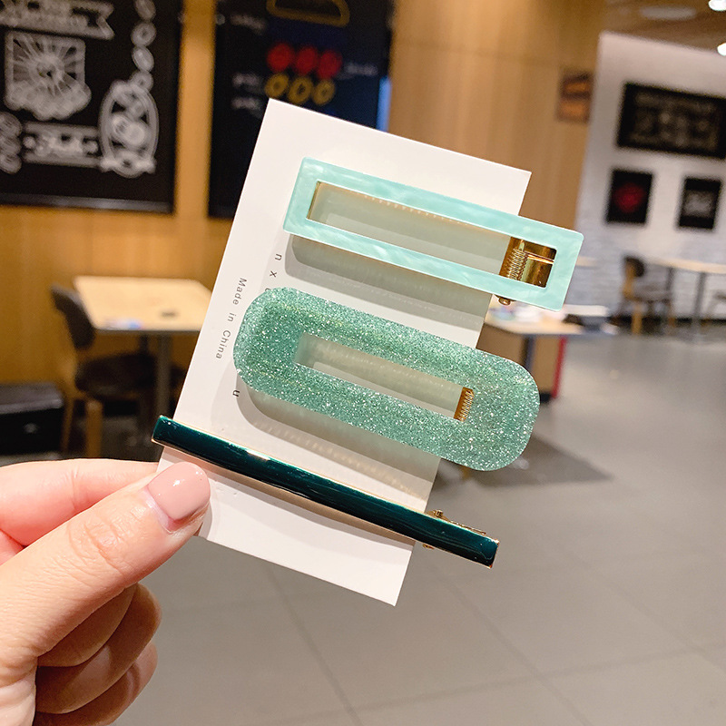 Set 3 Kẹp Tóc Cá Sấu Thời Trang Nữ