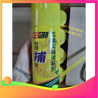 Chai keo xịt bẫy ruồi vàng 450 ml chất lượng (Loại 1)