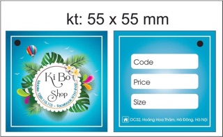 In tag giấy số lượng 500 chiếc