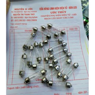 Lk điện tử Ước Thủy 5c bóng Đèn Cầu chì báo 24v hoặc 12v