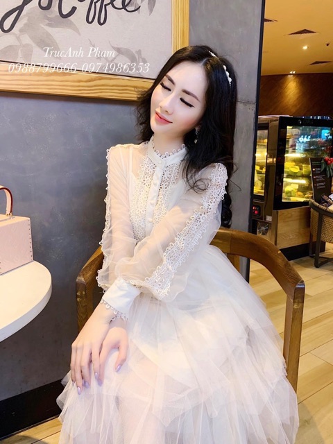 Đầm xoè tay luoi | BigBuy360 - bigbuy360.vn