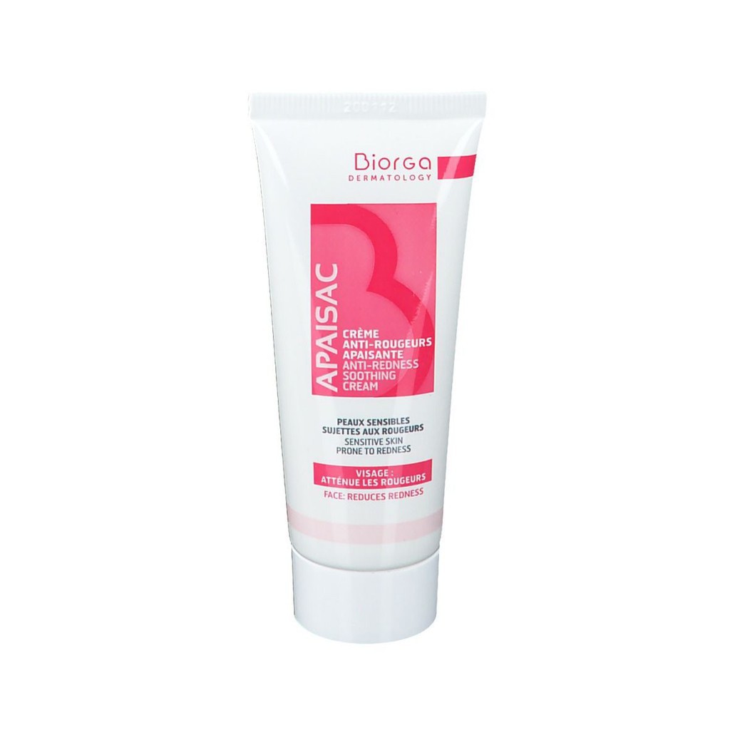 Kem chăm sóc da ửng đỏ Biorga Apaisac anti-redness soothing