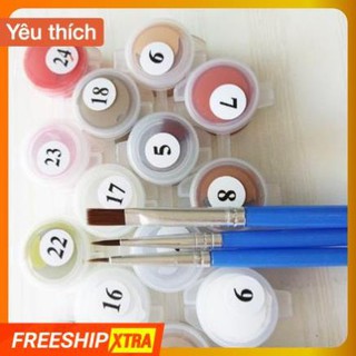 ❤ CÓ SẴN ❤ Tranh Tô Màu Số Hóa KÈM KHUNG GỖ (NÀNG THƠ + CỔ TRANG + TÌNH YÊU)