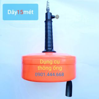 Dây thông cống 15M - Dây lò xo thép không gỉ