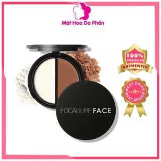 Tạo Khối & Bắt Sáng FOCALLURE Highlighter & Bronzer Duo