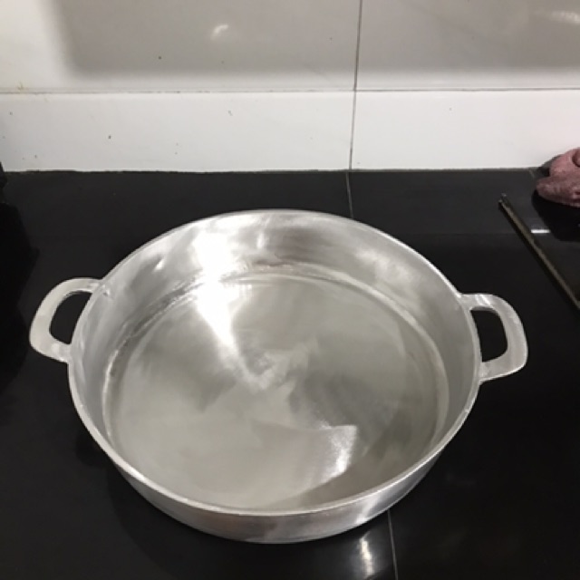 Chảo gang đáy bằng 36 cm