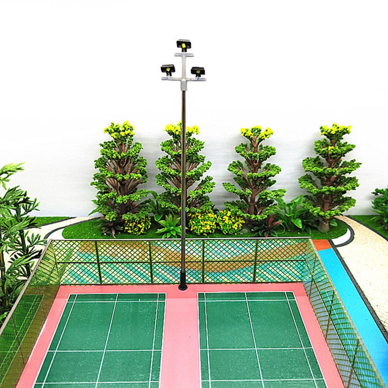 3Led 1:100 Ho Scale Led Street Light Scenery For Sand Table el 3