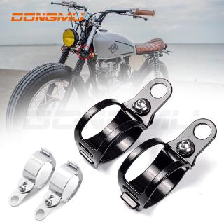 1 đôi đa năng kim loại xe máy sửa đổi tín hiệu đèn báo gắn giá đỡ kẹp trước phuộc chân đế