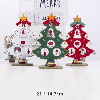 [Có Gói Quà] [Tặng pin] Cây thông gỗ size to đèn Led fairy quà tặng giáng sinh quà noel quà noen xmas christmas