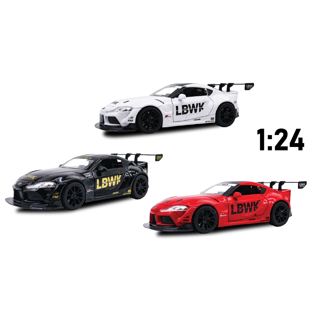 MÔ HÌNH XE TOYOTA SUPRA LBWK 1:22 JIAYE MODEL 7973