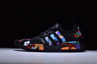 [CÓ SẴN] Kaws x Adidas NMD R1 Black (đen )