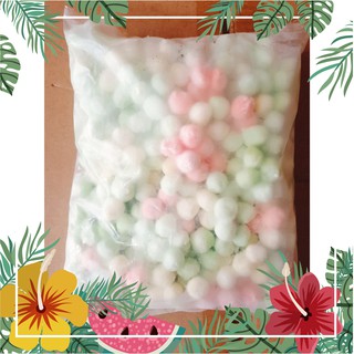Trân châu nhân dừa ngũ sắc nhà làm  dùng cho nấu chè gói 1kg