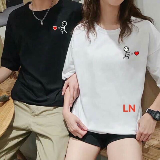 set 2 Áo đôi bắn tim LN