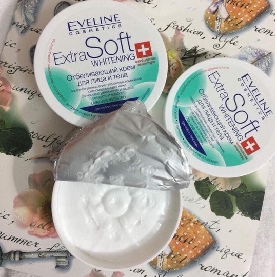 Kem Dưỡng Trắng Da Mặt Và Toàn Thân Eveline Extra Soft Whitening 200ml