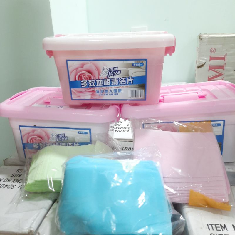 (Kèm hộp) Giấy lau sàn nhà, tẩy sạch vết bẩn, diệt khuẩn, hương thơm tự nhiên