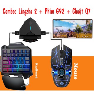 LINGZHA 2 - LINGZHA 2 PRO Bộ Chuyển đổi chơi game bàn phím chuột dành cho điện thoại máy tính bảng