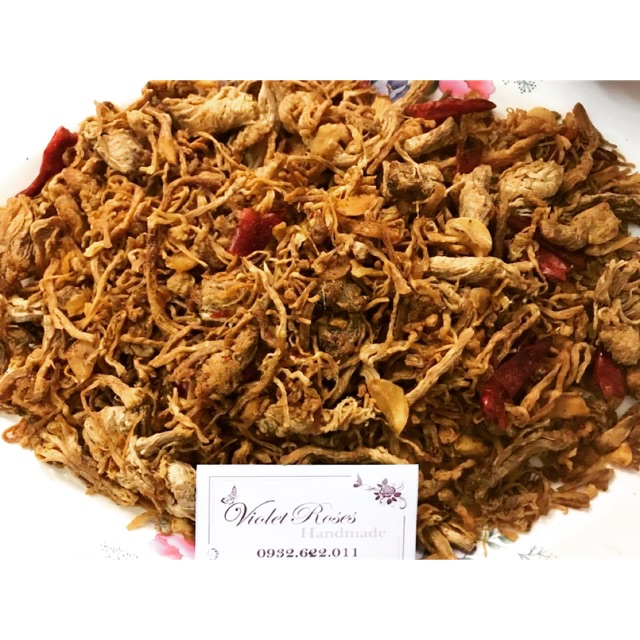 Khô heo cháy tỏi 500g