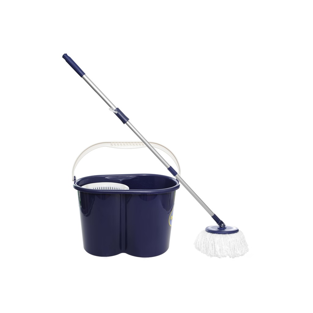 Bộ Dụng Cụ Lau Sàn Nhà Omega Mop 360 ( Tặng Kèm Bông Cùng Loại)