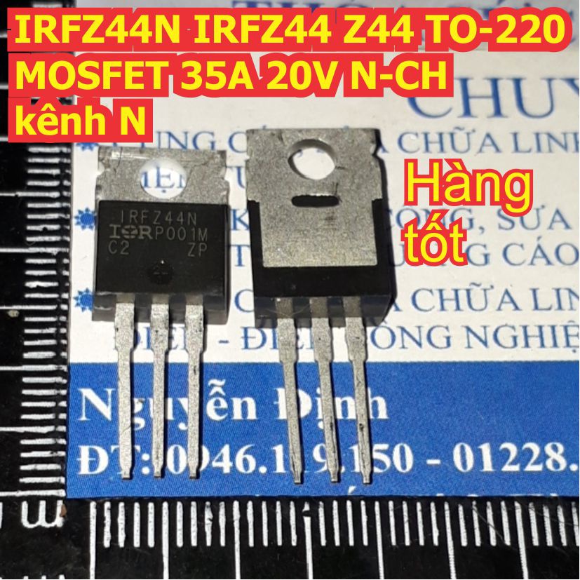 2 con IRFZ44N IRFZ44 Z44 IRFZ44NPBF TO-220 MOSFET 35A 55V N-CH kênh N hàng tốt