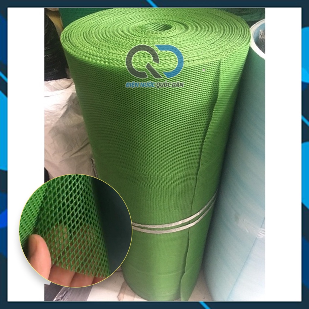 Cuộn 50m lưới nhựa xanh ô 2 ly