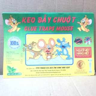 02 tấm keo bẫy chuột Đại Lộc