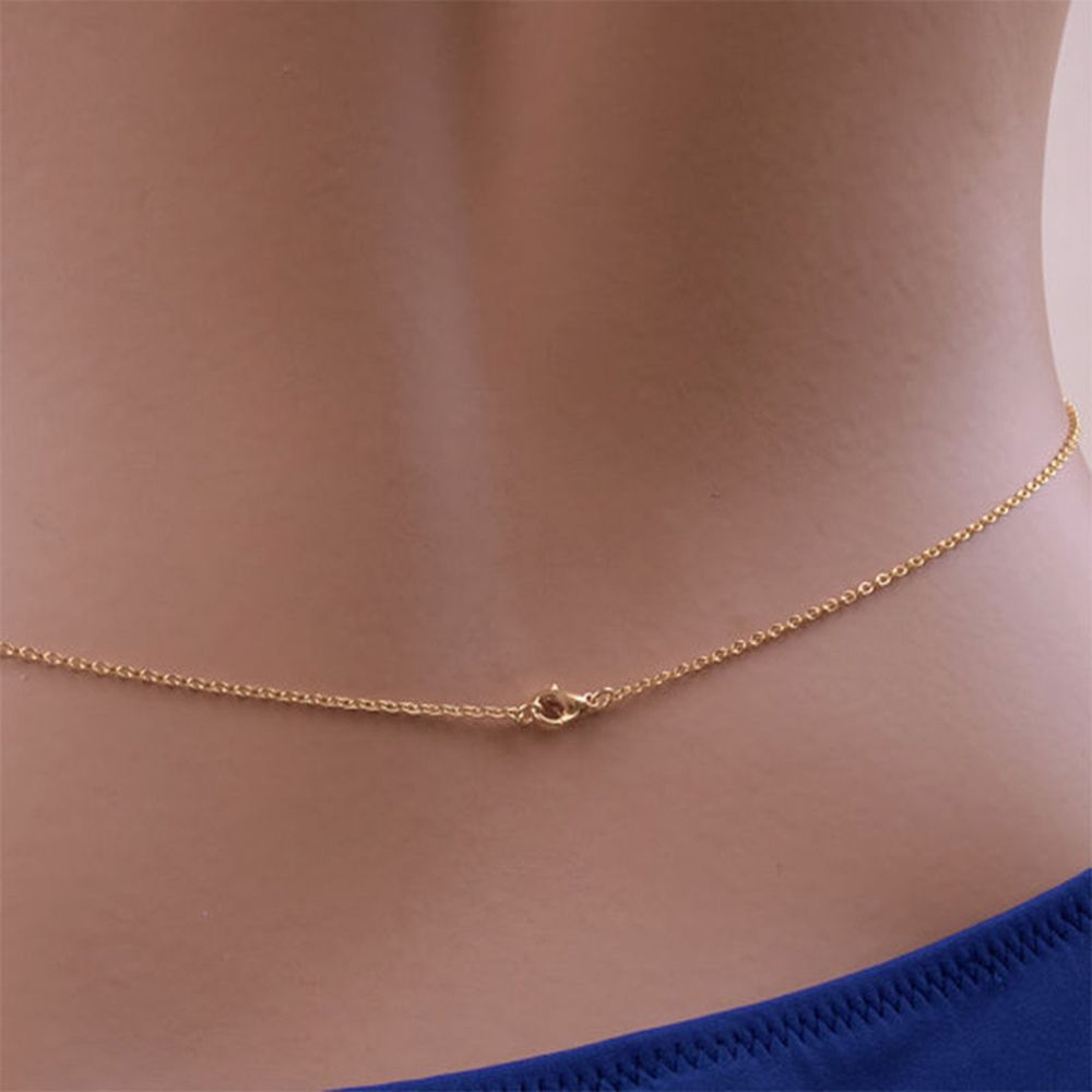 BLISS Fashion Jewelry Charming Necklace Body Chain Harness New Beach Belly Pentagon Crossover Star