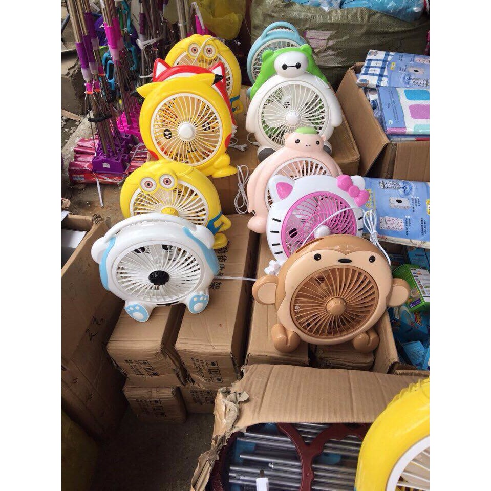 QUẠT ĐIỆN MINI HÌNH THÚ( cho người già và trẻ nhỏ) | BigBuy360 - bigbuy360.vn