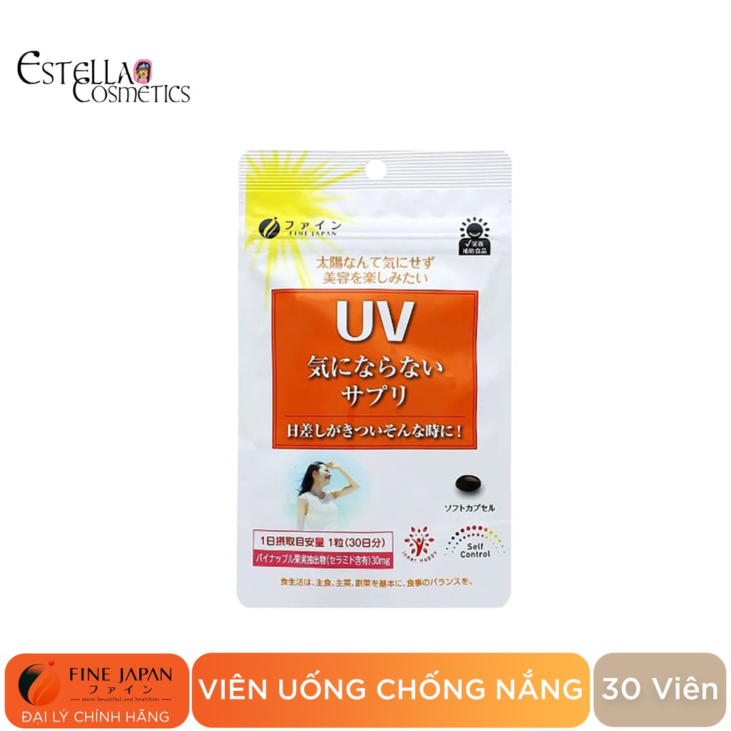 Viên Uống Chống Nắng Nhật Bản UV Fine Care Plus 30 viên