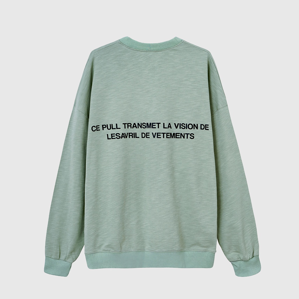 Áo Sweatshirt Lesavril de Vetements D sur LV Greenish