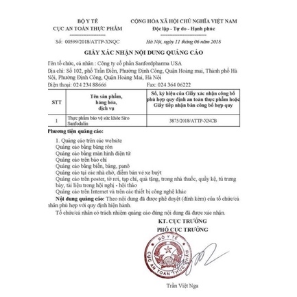 Thymomodulin hàm lượng cao dạng Siro Sanfodulin – Tăng sức đề kháng, tăng hấp thu, bé ăn ngon - hộp 20 ống