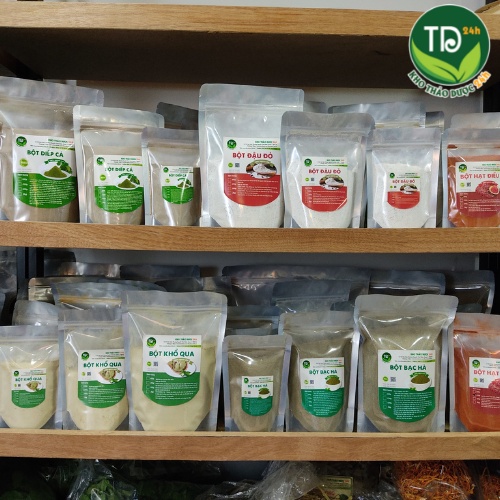 Bột Khổ Qua Rừng Nguyên Chất giảm mụn, trắng da, mờ thâm – 100g