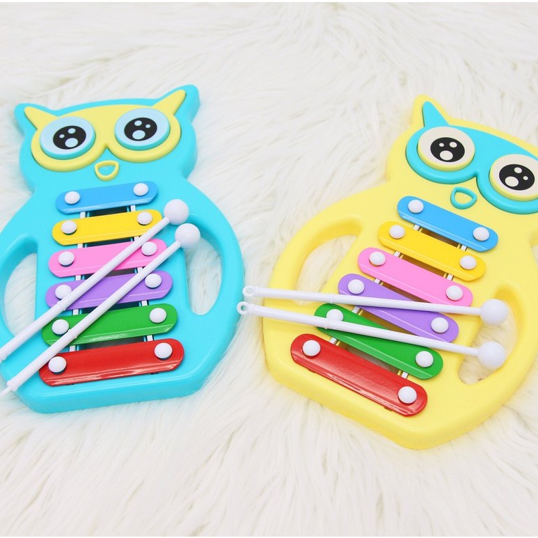 FREE SHIP !!! Đồ chơi nhạc cụ đàn gõ Xylophone Toyshouse hình cú mèo đáng yêu cho bé