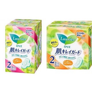 Hàng Nhật nội địa chất - Băng vệ sinh Laurier có cánh 22 miếng và không cánh 30 miếng