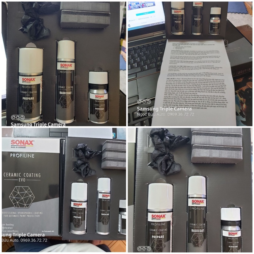 Bộ Ceramic EVO Sonax ( Sonax Profiline Ceramic Coating EVO)