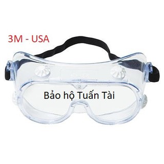 Kính bảo hộ lao động chống hóa chất 3m -334