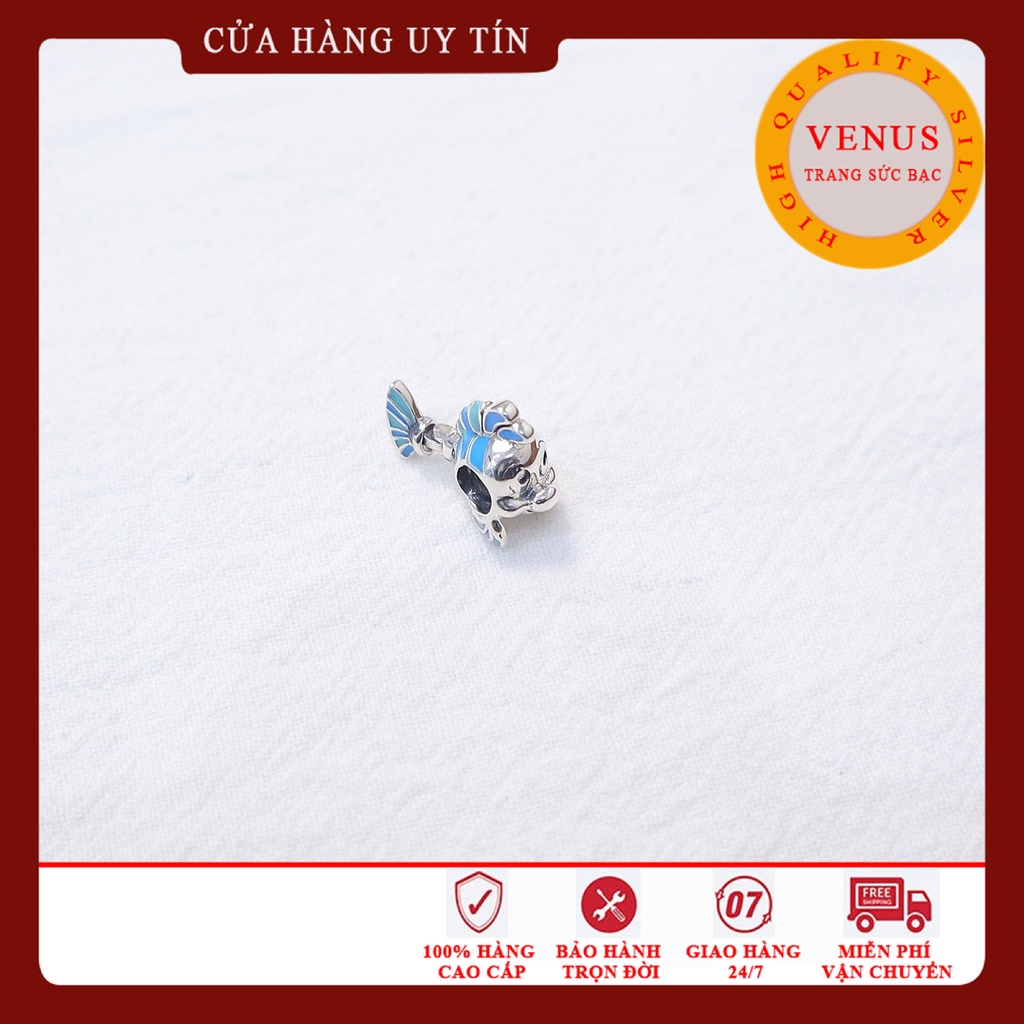 [Charm bạc 925 cao cấp] Charm bạc hình Mèo, Cá, Cầu Nơ, Cầu Queen- Mã sản phẩm VENUSS10