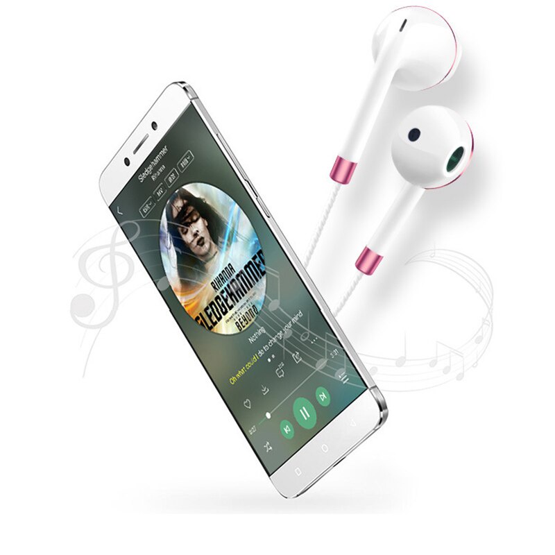 Tai Nghe Nhét Tai Jack 3.5mm Có Micro Âm Thanh Siêu Trầm Cho iphone